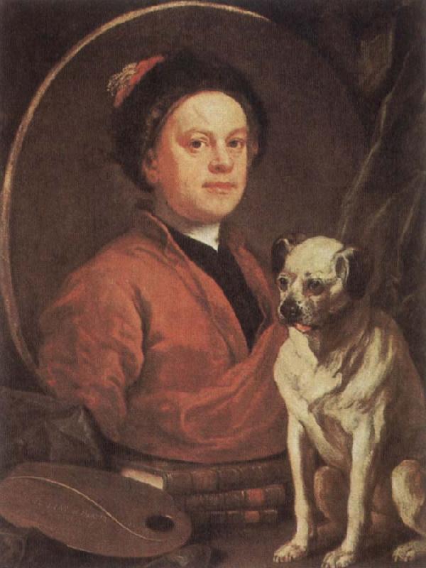 HOGARTH, William The Painter and his Pug